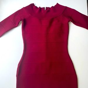 Herve Leger red top